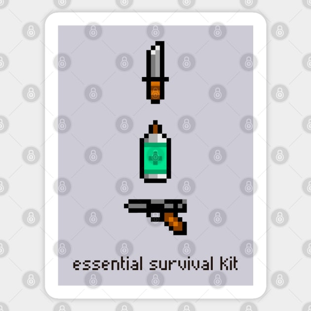 ESSENTIAL SURVIVAL KIT Sticker by refritomix